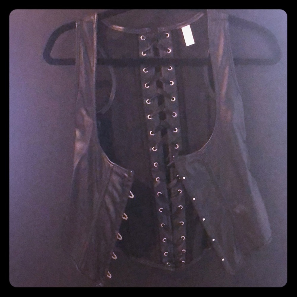 Black corset; never worn